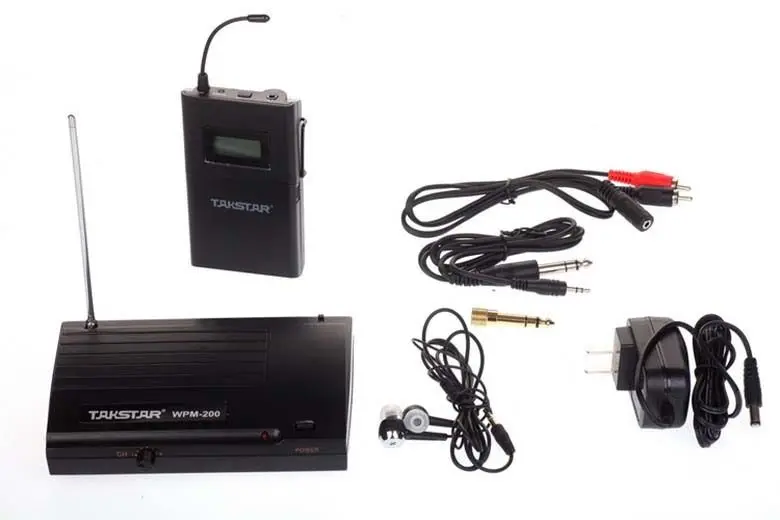 Беспроводная система контроля Takstar WPM 200 UHF беспроводные наушники вкладыши 4