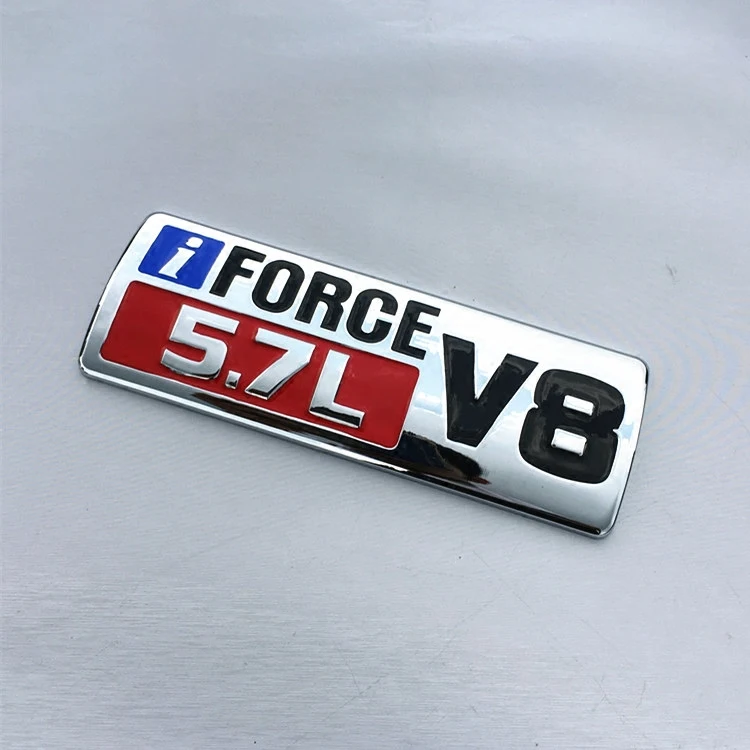 1 шт. 3D металлический I FORCE 5.7L V8 Автомобильная эмблема значок на крыло багажник