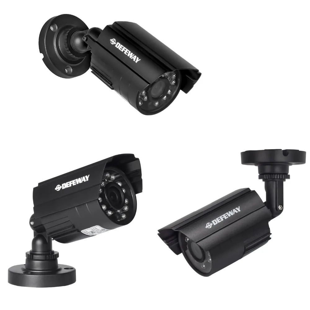 DEFEWAY 8CH DVR 720 P HDMI Система видеонаблюдения Видео рекордер 4 шт. 1200TVL Домашняя безопасность Водонепроницаемая камера ночного видения 1 ТБ HDD