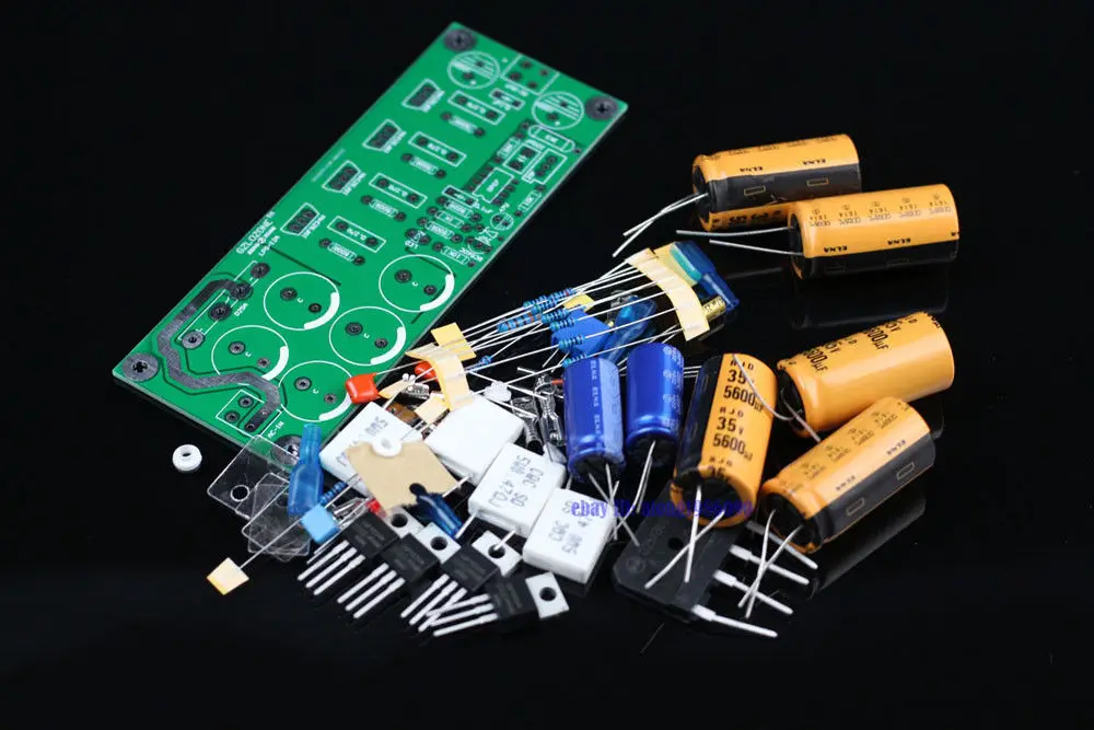 (DIY kit) Ультра низкий уровень шума линейный блок питания DC5 DC24V Регулируемый L6