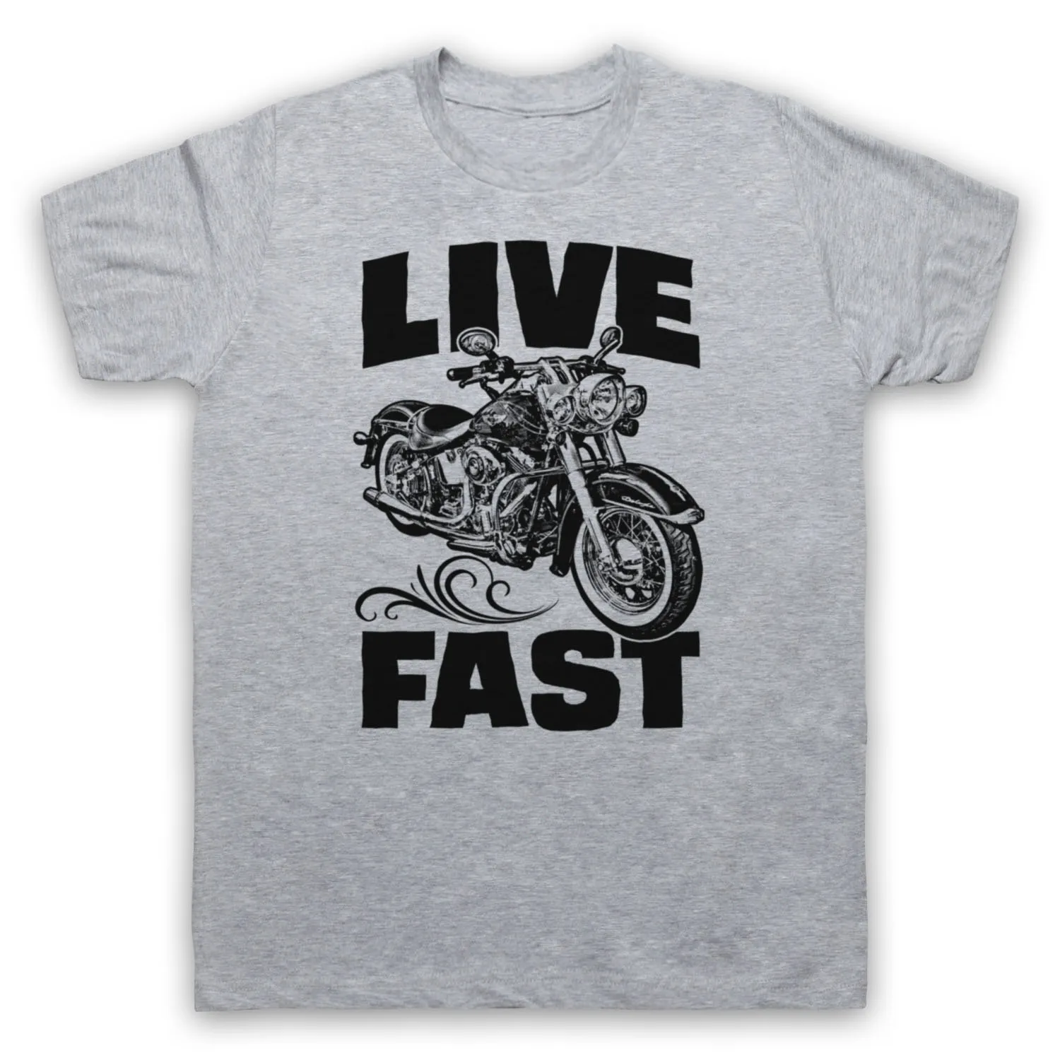 Футболка с принтом 2019 модная Байкерская Мужская футболка для езды на