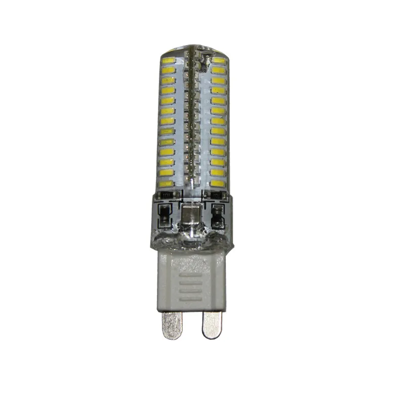 Мини G9, 7 Вт, 9 Вт, 12 Вт, светодиодный светильник 3014 SMD, AC 110 В, 220 В, светодиодный светильник-кукуруза, 64 светодиодный s 104 светодиодный s хрустальная люстра, COB точечный светильник