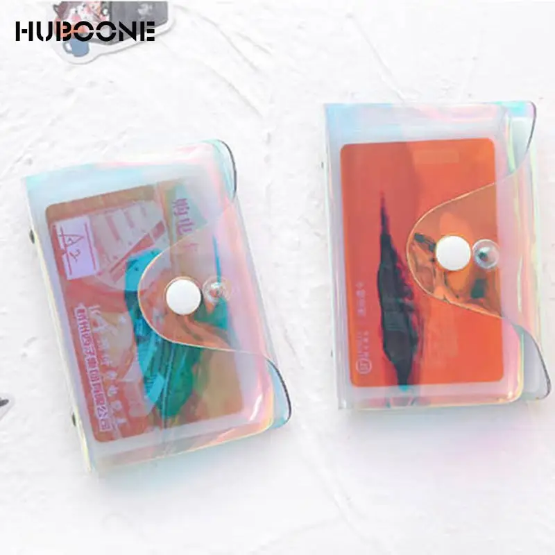 Лазерная прозрачные 36 битов RFID ID кредитных держатель для карт Для женщин мужчин