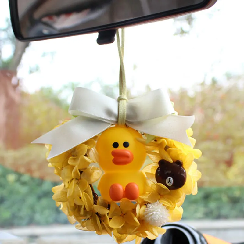 Countryman Coupe Car Ornaments Hand Made Dried Flower Blessing Pendant Cabrio 5 Door Cooper Mini Rearview Mirror Decoration | Автомобили и
