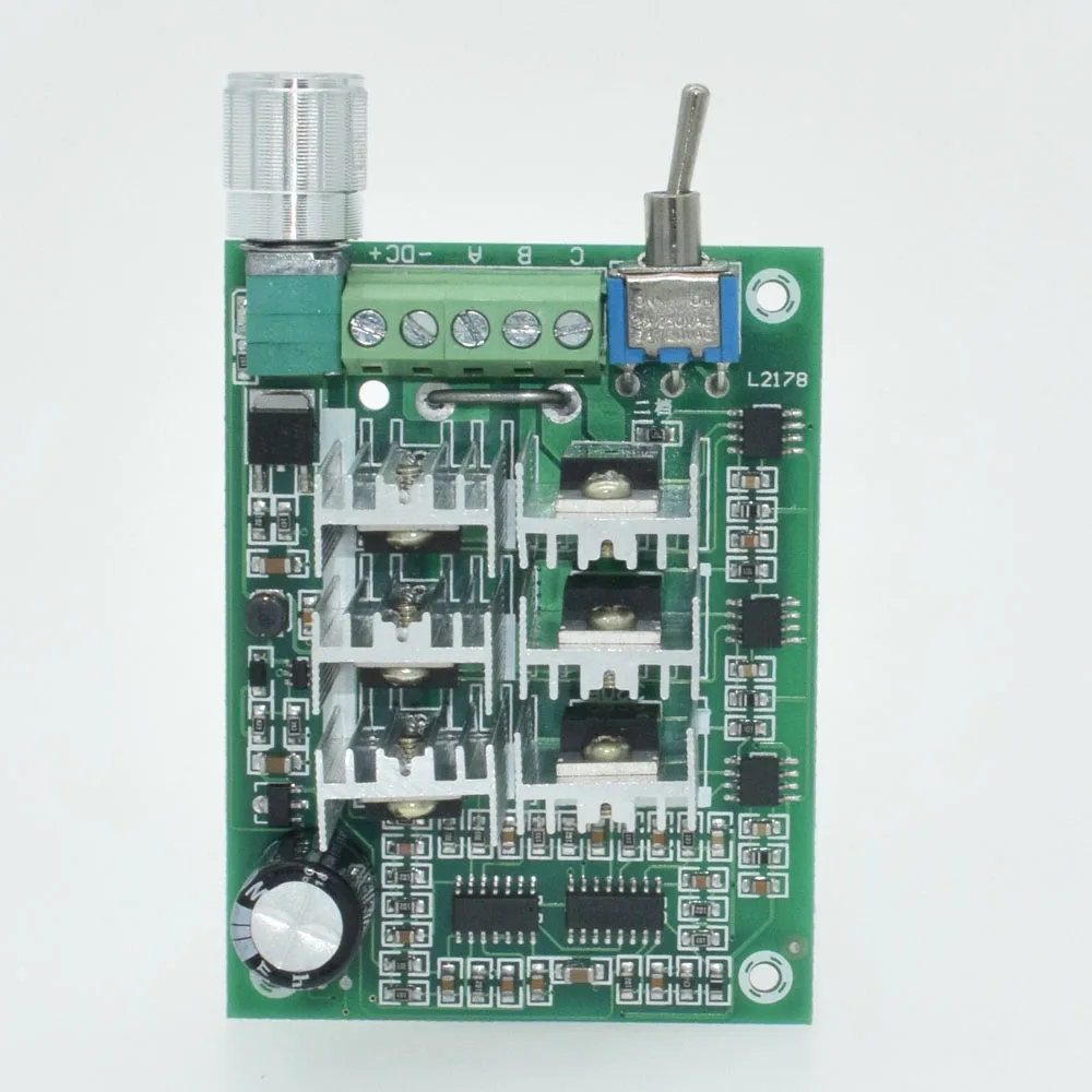 BLDC трехфазный бесщеточный индукционный регулятор скорости управляемый