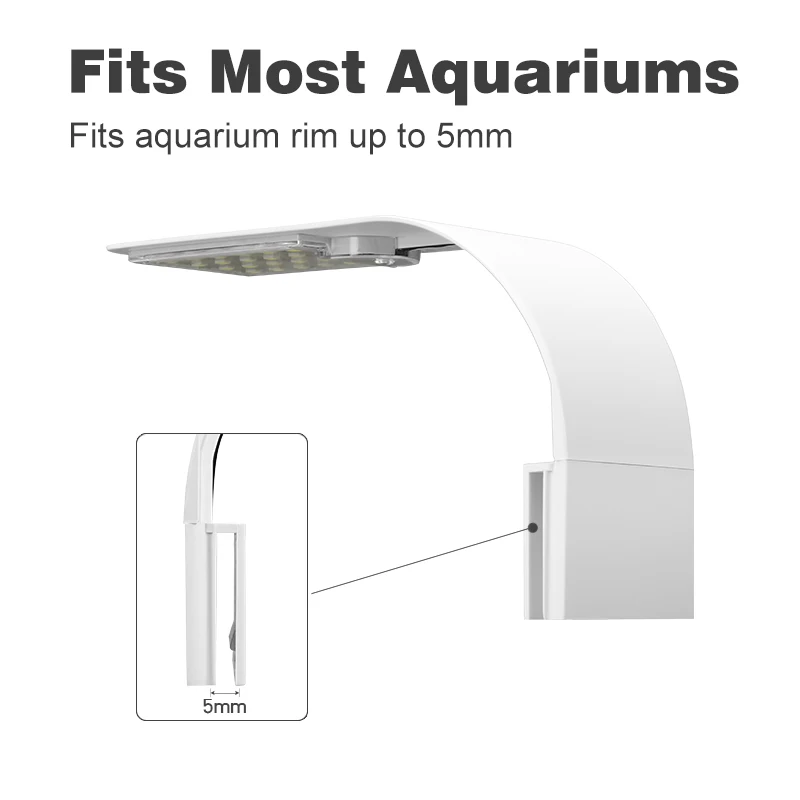 Finether Светодиодная лампа для аквариума освещение растений выращивания супер