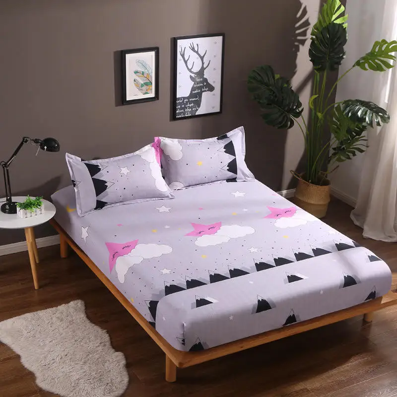 Фламинго Луна Звезда девочка мальчик наматрасник дышащее покрывало для кровати