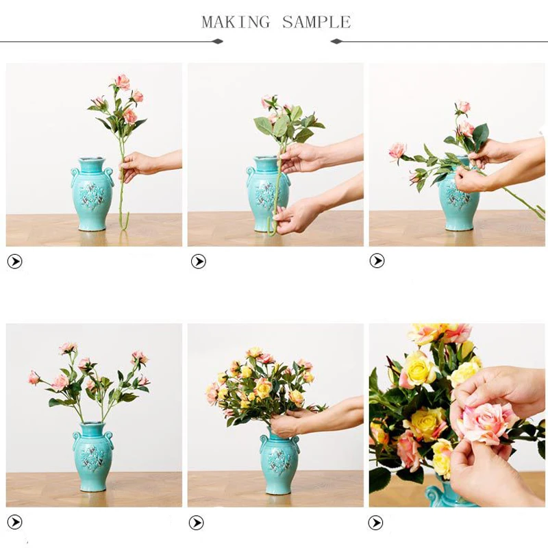 Artificial Flower Hyacinth With Bulbs Silk Flower for Wedding Garden Home Table Decoration DIY Bonsai Fake Flower