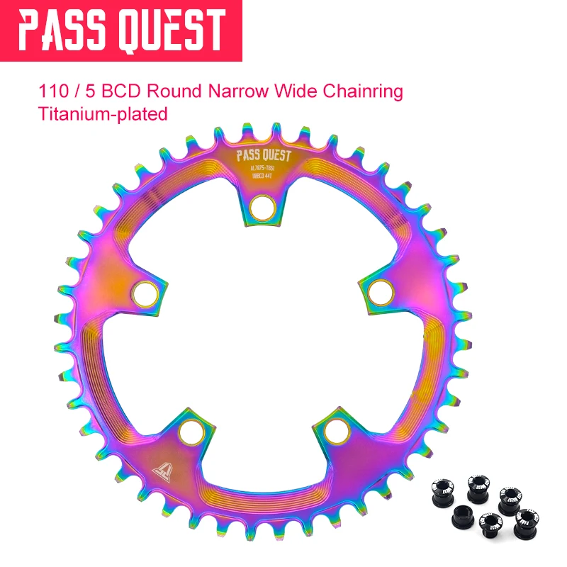 

5 Paws 110mm BCD MTB Mountain Bike Chainring Chain Wheel 38T 40T 42T 44T 46T 48T 50T 52T for 3550 APEX RED Carbon Bmx Wheel