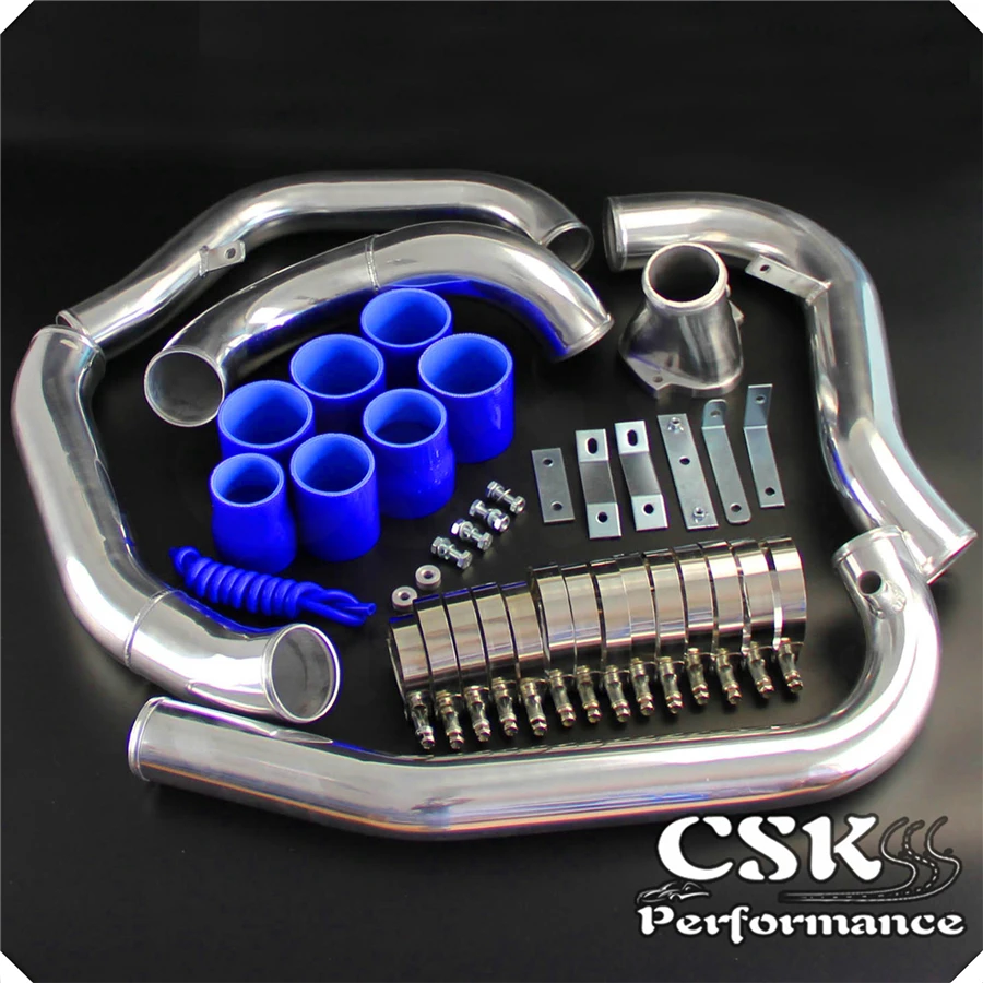 Fits For Mazda RX7 RX-7 FC FC3S 13B Upgrade FMIC Intercooler Pipe Piping Kit 86-91 Blue/Red/Black |