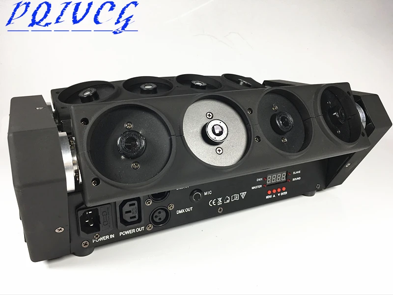 Лазерный светильник с 8 головками RGB DMX512 профессиональный лазерный