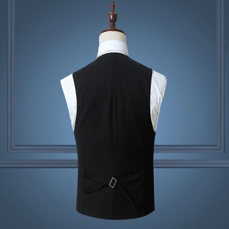 

New Arrival Dress Vests For Men Slim Fit Mens Suit Vest Male Waistcoat Gilet Homme Casual Sleeveless Formal Business Jacket