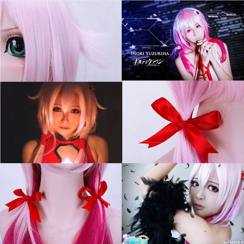 Японское аниме Корона вины (GC) Yuzuriha Inori Косплей парики Хэллоуин вечерние сцена