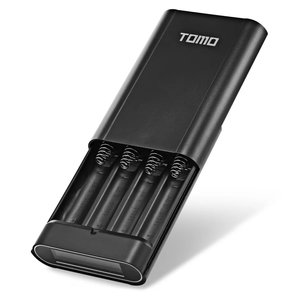 TOMO M4 умное зарядное устройство 5 V 2A Мощность банковская карта чехол C4 X 18650 литий