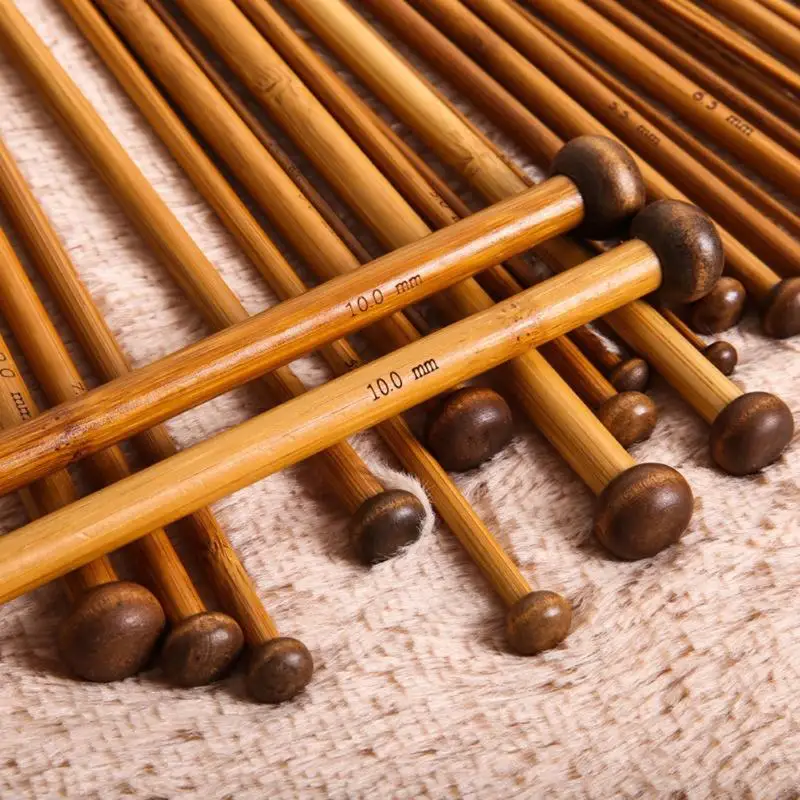 36 шт. спицы для вязания 18 размеров|needle for|carbon bambooneedle for knitting |