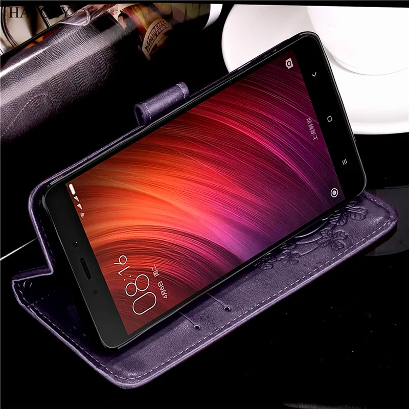 For Cover Xiaomi Redmi Note 4 Case Wallet Leather Flip Stand Soft Silicone Phone Bag &lt} | Мобильные телефоны и
