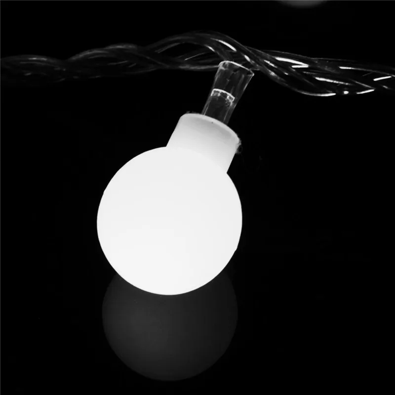 20 м 200 Led красочные шары сказочные декоративные световые гирлянды на батарейках