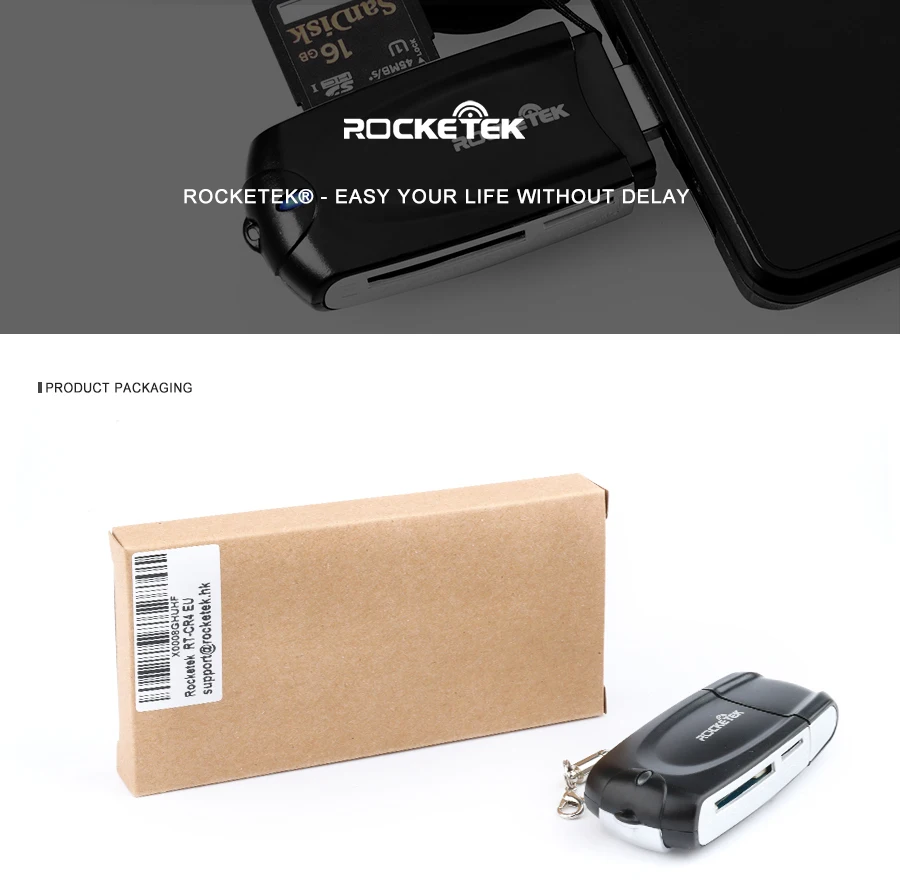 Rocketek в то же время считывает 2 карты usb 3 0 мульти 4 1 адаптер для чтения карт памяти