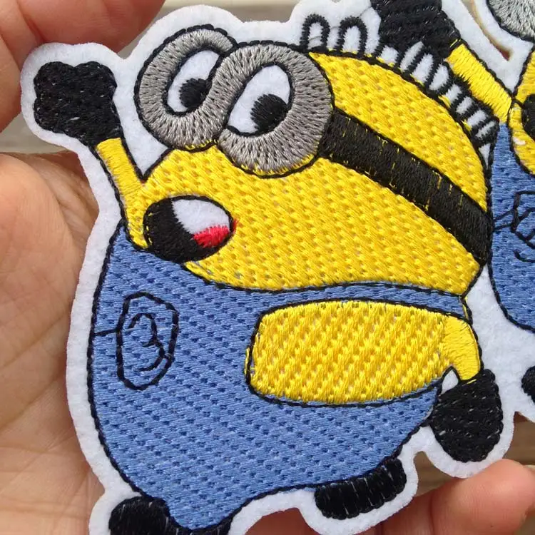 Мультяшная аппликация Детский свитер одежда пуховое пальто джинсовая вышивка