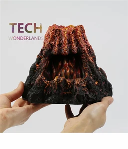 Аквариумное украшение, высококачественный Аква-песчаный фонтан для аквариума, полимерное украшение, вулканизированное украшение, 1 шт., бесплатная доставка