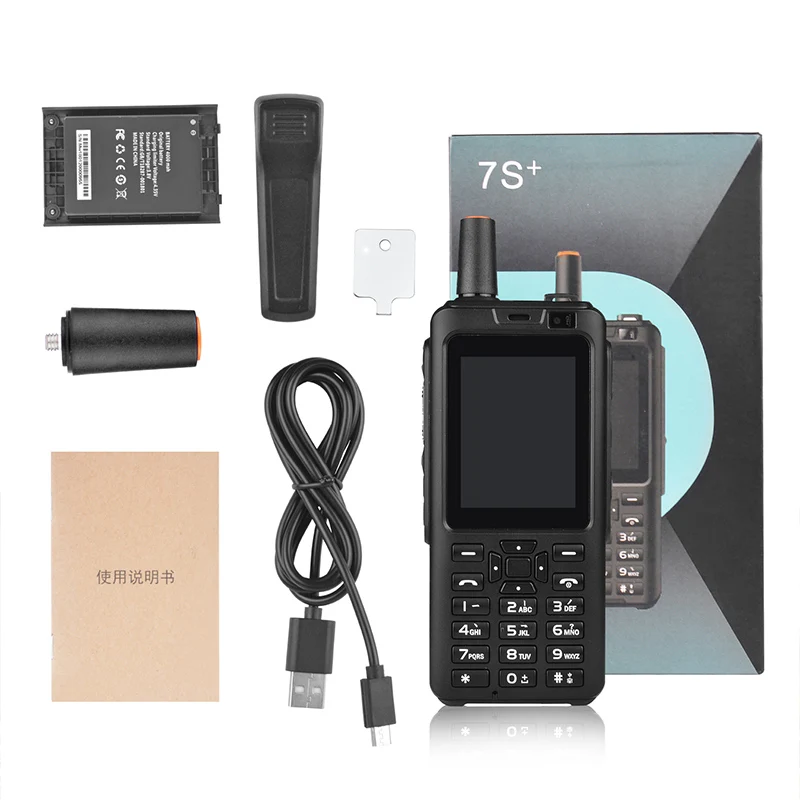 4G Walkie taklie сеть двухстороннее радио Zello PTT мобильный телефон 1 ГБ ОЗУ 8 Гб ПЗУ две sim-карты мобильный телефон сенсорный экран