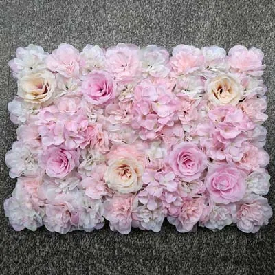 pink pale pink Гортензия Роза арочный цветок на стену 40*60 см guelder искусственный flowe лайнер, DIY декоративный свадебный фестиваль цветок ковер дорожная линия - Цвет: pink pale pink