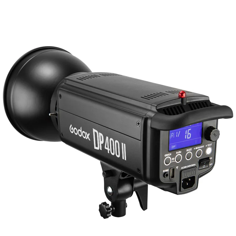 DHL, Godox DP400II, 400 Вт, 2,4 г, беспроводная X система, студийный стробоскоп, вспышка, светильник 400Ws GN65 Pro, светильник для фотосъемки, вспышка, светильник - Цвет: Only DP400II Flash