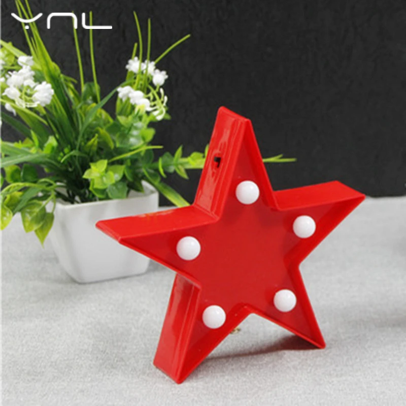 Милый детский светодиодный ночник настольная лампа Фламинго кактус звезда