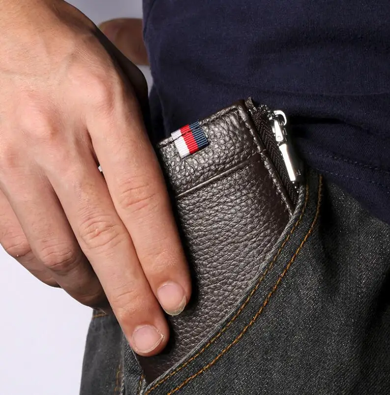 Молодежный Мужской кошелек простой модный короткий для мужчин мужская сумка с