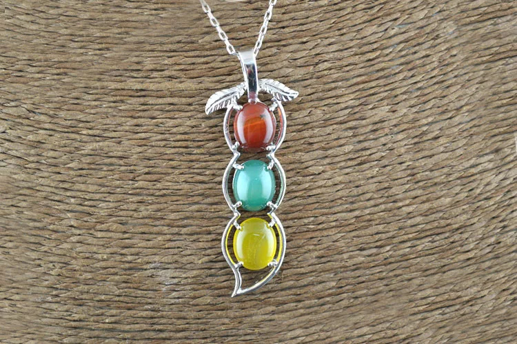 Натуральные Разноцветные Каменные Бусины инкрустация сплав горох Pod кулон для