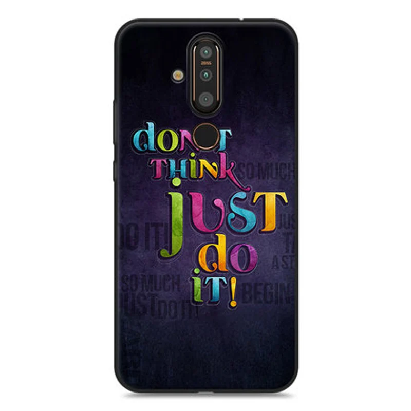 Чехол Funda для Nokia 8 1 plus мягкие силиконовые чехлы из ТПУ с мультяшным рисунком + 2019