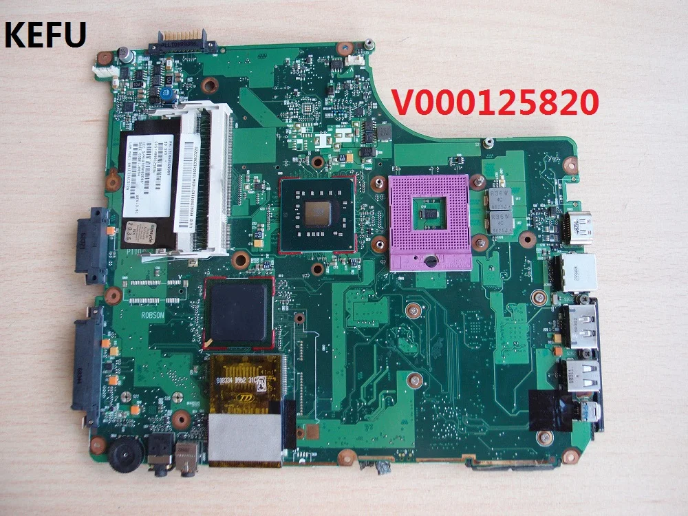 Kefu V000125820 для Toshiba Satellite A300 A305 Материнская плата ноутбука DDR2 рабочих