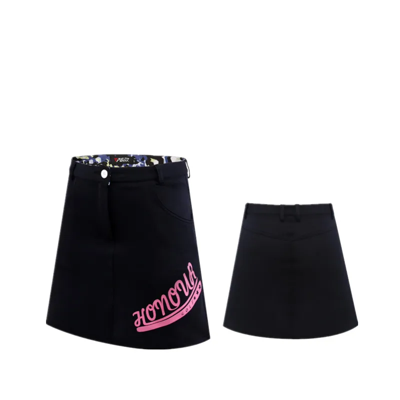 2018 Новинка! PGM гольф юбка дамы Гольф шорты жилет выстроились безопасности печать