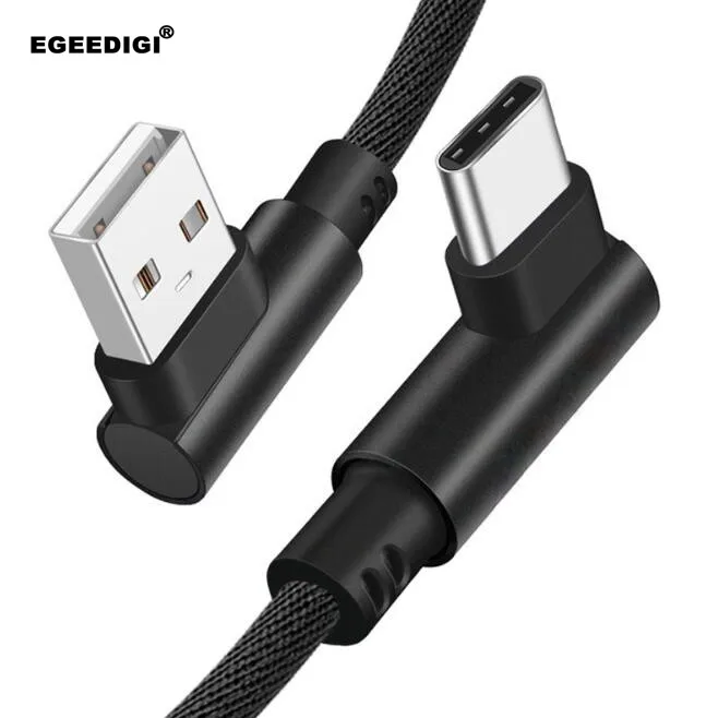0,25 м/25 см короткий 90 градусов тип-c Micro USB 8Pin зарядный USB кабель L форма USB-C Кабель зарядного устройства для samsung huawei iPhone 6 7 8