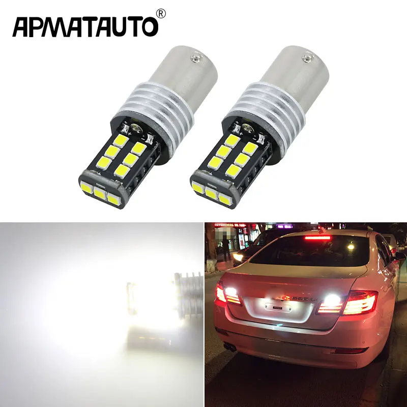 Светодиодные лампы Apmatauto 2 шт. 1156 лм для задсветильник хода R5 307 p21w ba15s VW BMW volvo peugeot 206