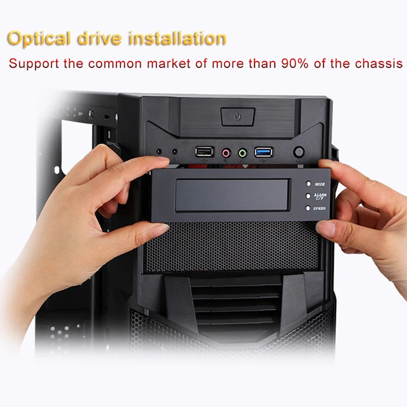 Контроллер компьютерного вентилятора 5 25 дюйма передняя панель для настольного