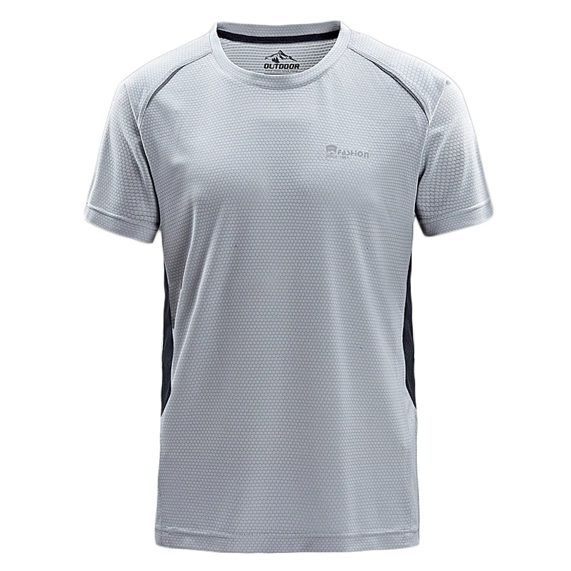 Футболка LoClimb Мужская Спортивная эластичная быстросохнущая для активного отдыха
