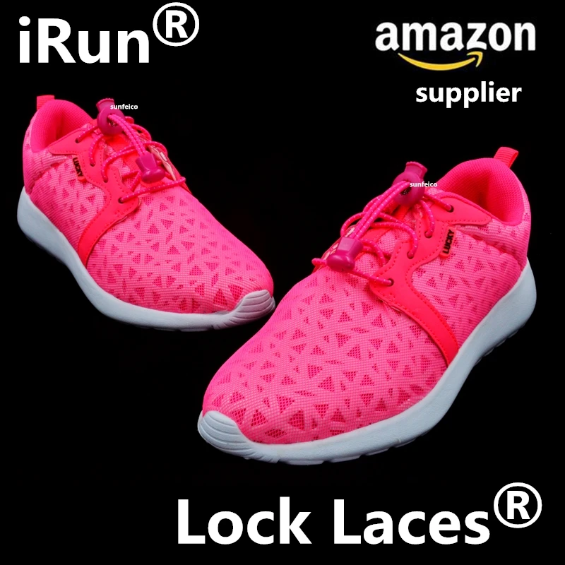2017 эластичные шнурки без галстука с замками ~ для пробежек поставщик Amazon доступно