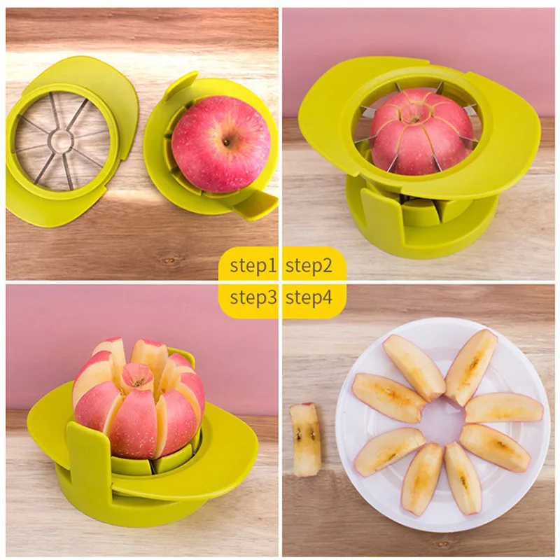 3 в 1 яблоко резки Apple Slicer Ножи помидор резки манго сплиттеры нарезанный пробоотборников инструмент cut фрукты овощи инструменты