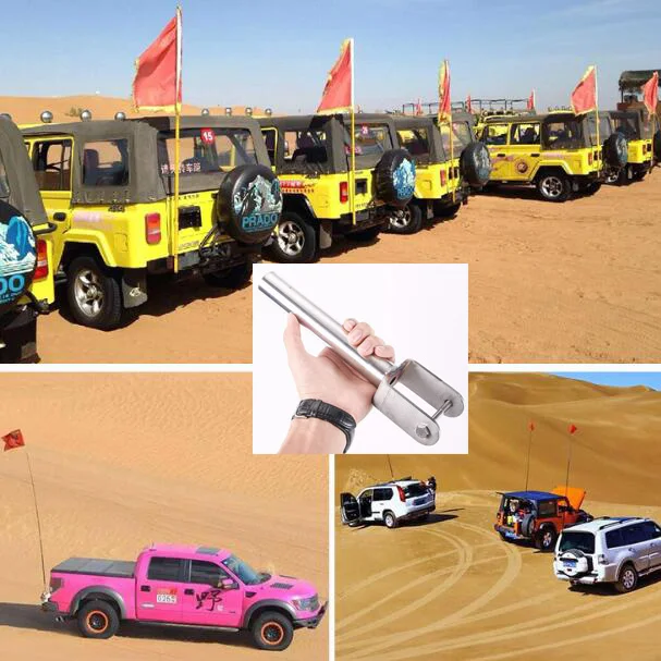 Новейший флагшток стойка держатель из нержавеющей стали для Jeep Wrangler 07 Up и других