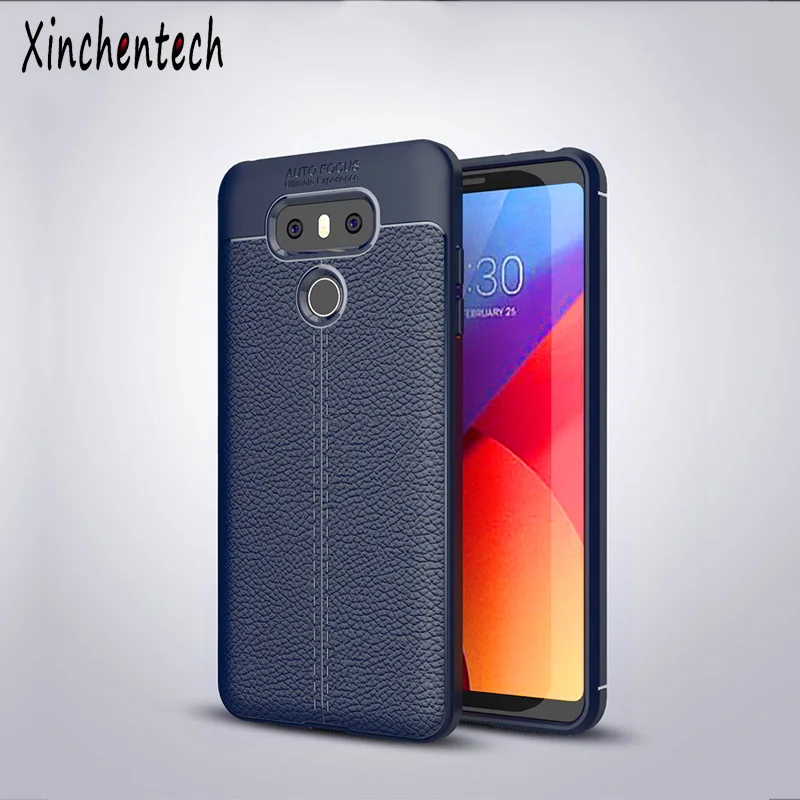 Фирменный оригинальный противоударный защитный матовый чехол для LG G6 из мягкой