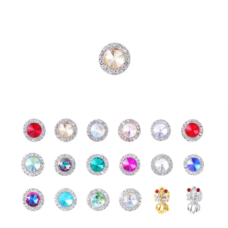 Mtssii High Speed Rotating Rhinestone for Nails 2018 Creative Nail Art Decoration Best Selling Design Accessories 18 Types | Красота и