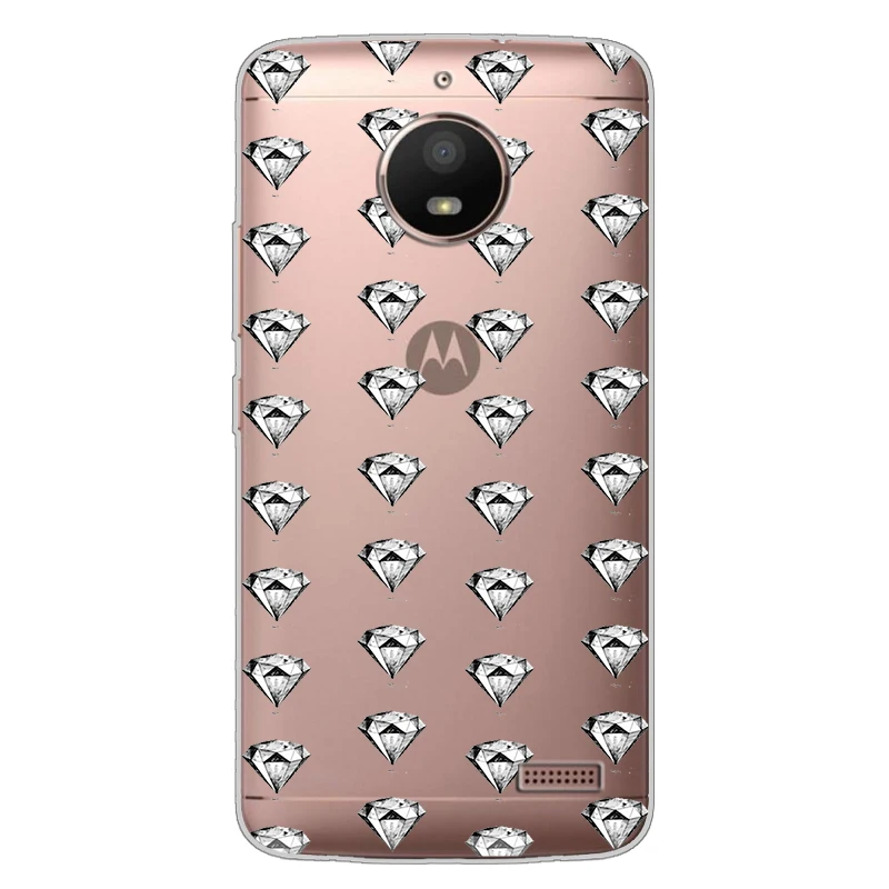 Ciciber Diamond для Motorola Moto ONE C Z2 Z3 G5 G4 G5S G6 P30 E3 E4 E5 Plus Play Power X4 чехлы телефонов мягкие из ТПУ