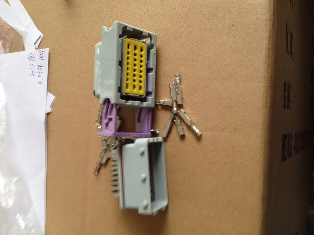 (Мужского и женского полный) ECU24 контактными разъемами автомобильной разъем ECU 24