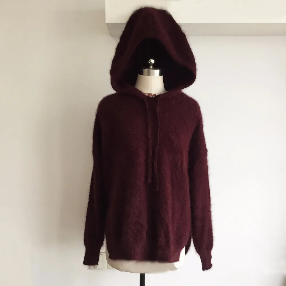 Knitted Pure 100% Real Mink Cashmere Women Sweater Natural Pullovers tbsr320 | Женская одежда