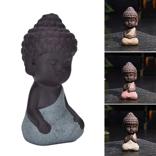 Миниатюрная статуя Будды статуэтка монаха татагата Индия Йога мандала чай