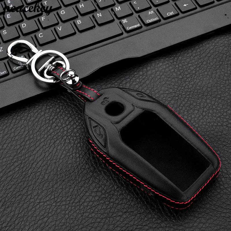 Peacekey высококачественный автомобильный 4D чехол для ключей из натуральной кожи