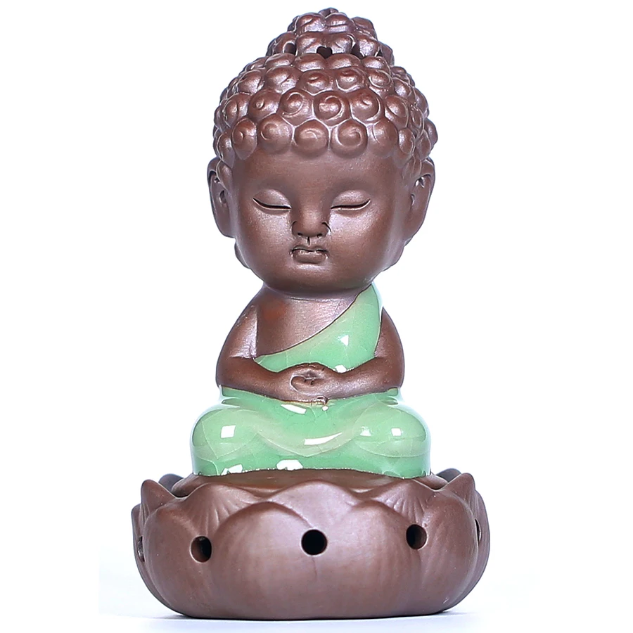 1 шт. маленькая горелка для благовоний Будды керамический Zen Ganesha держатель
