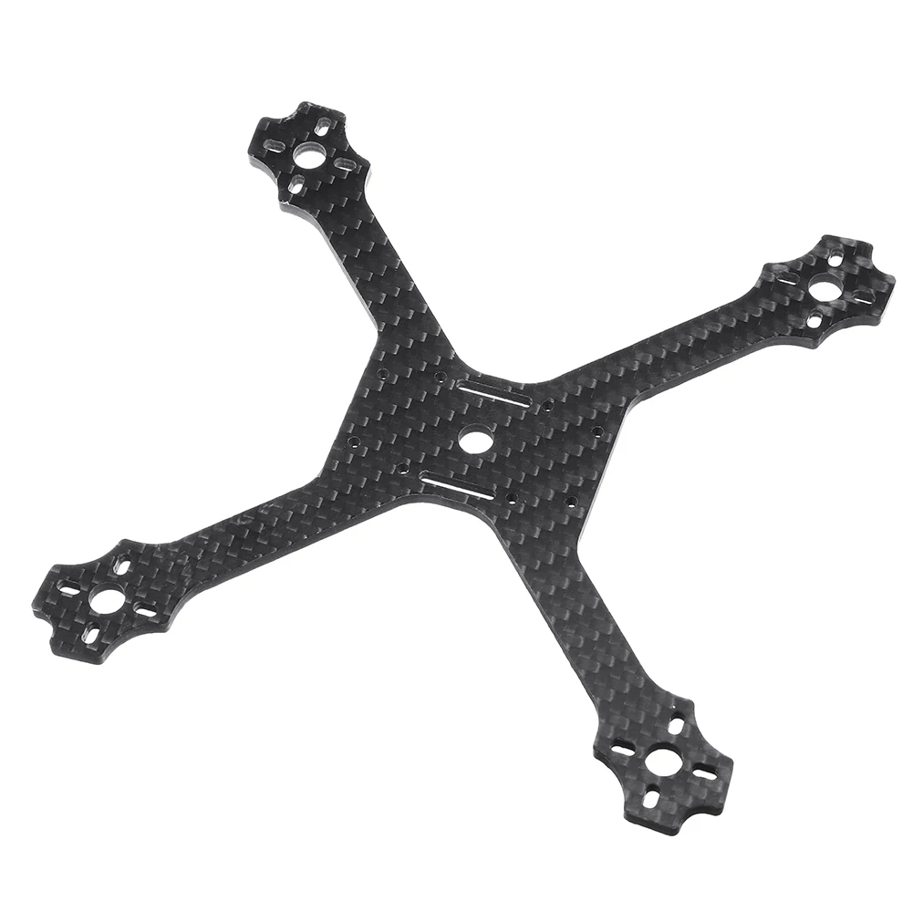 Eachine Tyro79 140 мм 3 дюйма DIY версия FPV гоночный Радиоуправляемый Дрон запасная часть Нижняя пластина 3 мм углеродного волокна