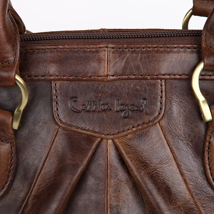 Cobbler Legend Tote из натуральной кожи, модные сумки через плечо для женщин, роскошные женские сумки-мессенджеры, винтажные дизайнерские сумки